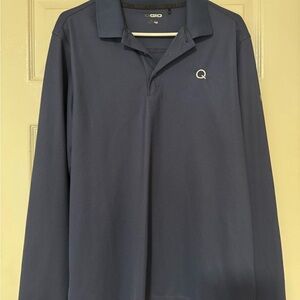 Logo Men's Blue Polo Shirt